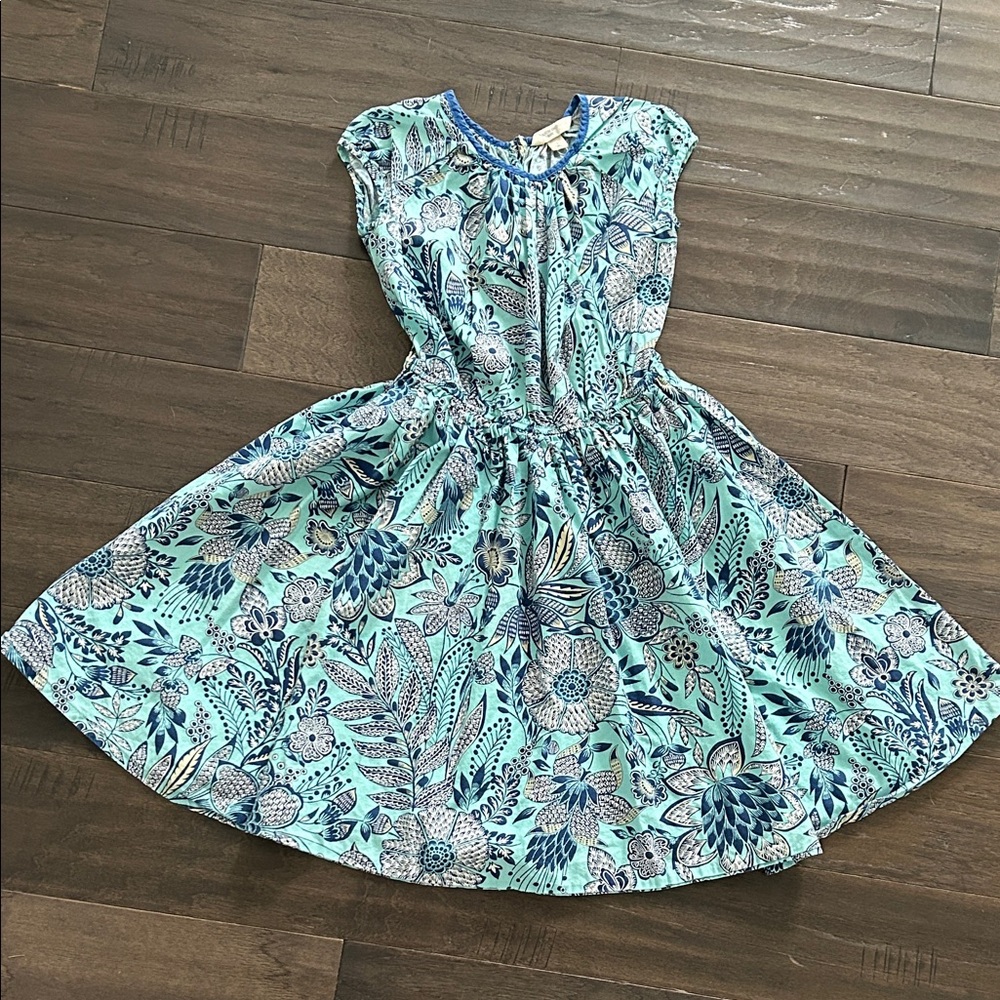 Lands’ End 100% cotton floral dress